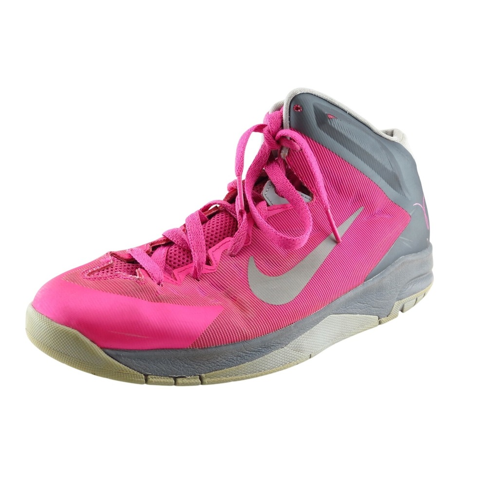 Nike Girls' Athletic Sneakers Size 7 Pink Synthetic Running Shoe Lightweight